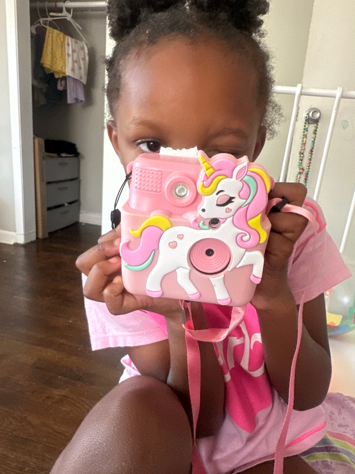HangRui Kids Camera Instant Print 2.4 Inch IPS Screen 12MP 1080P Digital Camera for Kids Birthday Gifts for 3-12 Year Old Girls Toddler Camera with 32GB Card