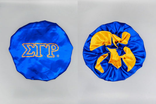 D9 Sorority Satin Bonnet for protective styles and natural hair care