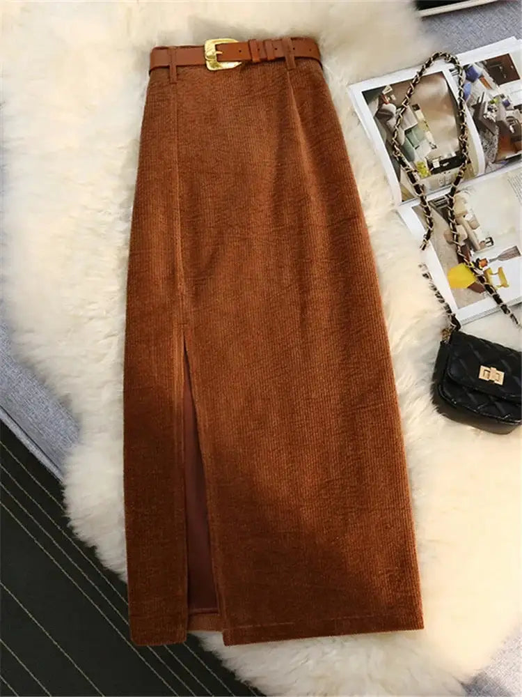 Corduroy Skirt