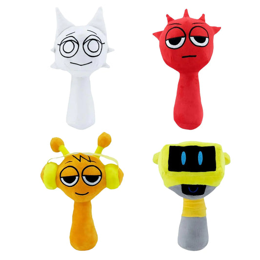 Sprunki Plush 9.8" Cartoon Games Plushies Toy for Boys Girls Soft Stuffed Animal Pillow Doll Gifts for Fans Kids