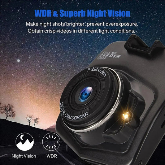 2.4'' HD 1080P Car Dash Cam with Night Vision