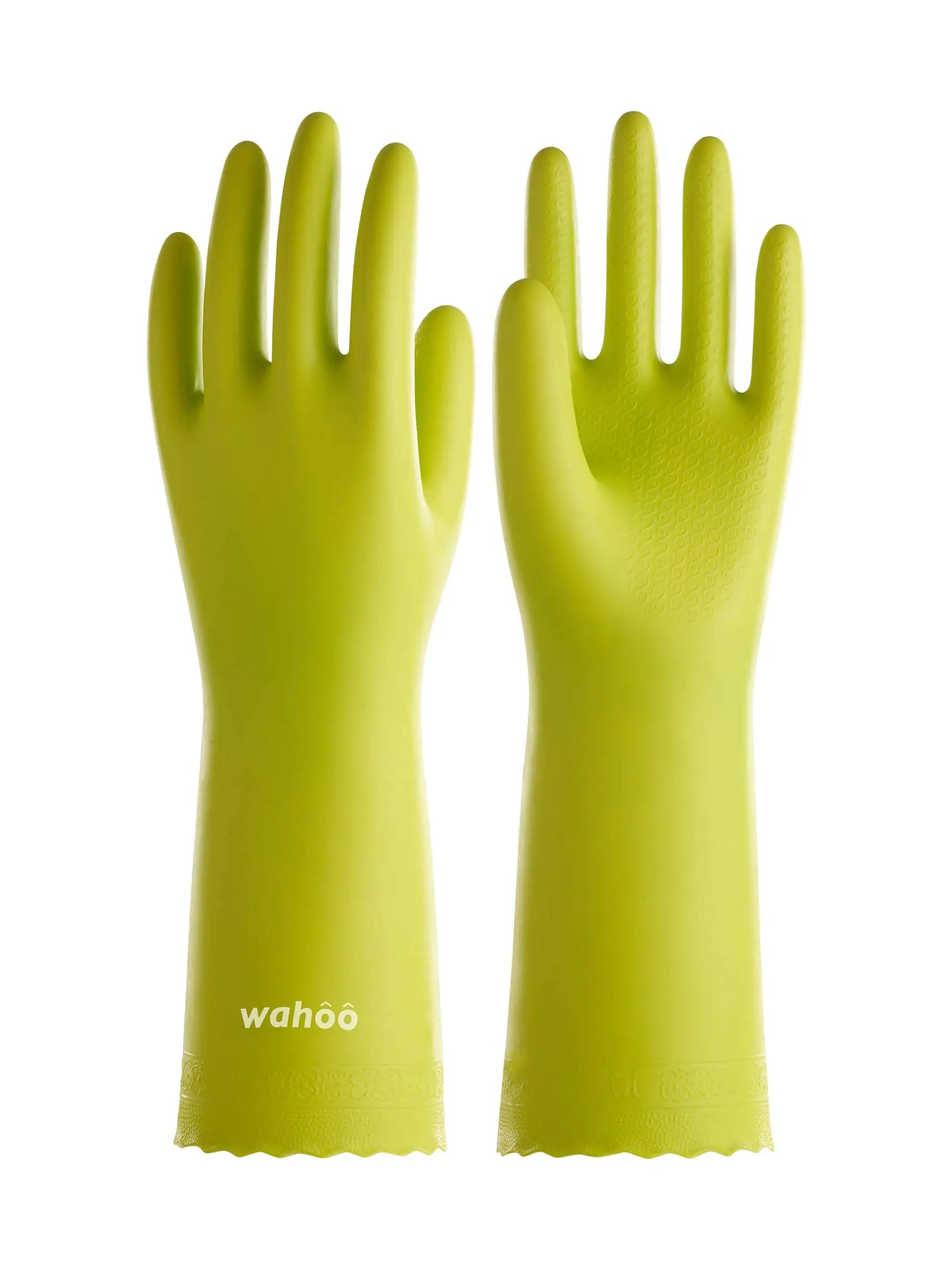 Cotton Flocked Lined Reusable Dishwashing Gloves