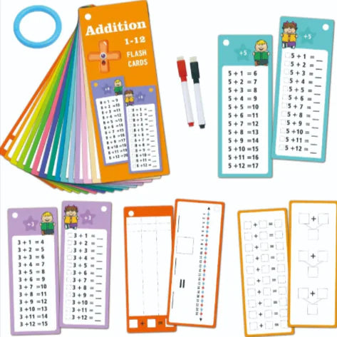 Erasable Math Practice Cards – 15-Set