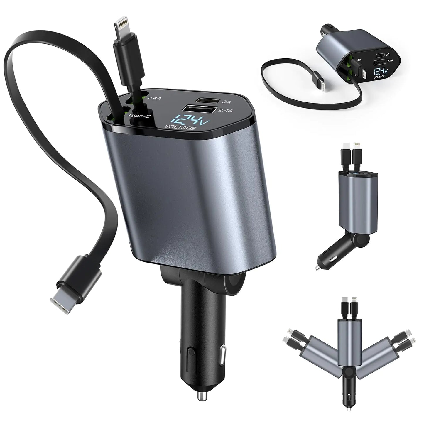 Retractable Multi Car Charger
