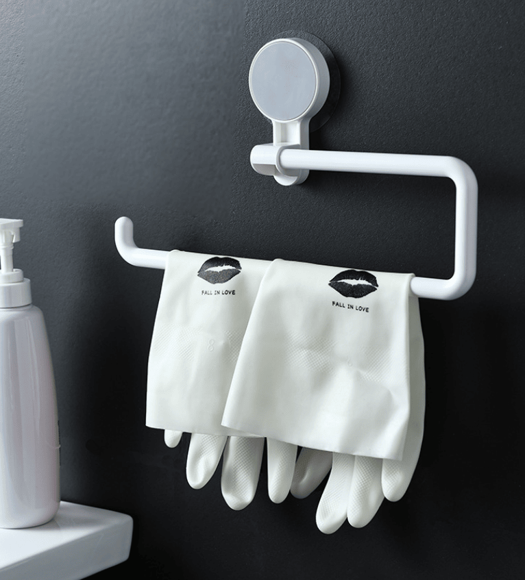 Wall-mounted Paper Rack Hanging Shelf Cling