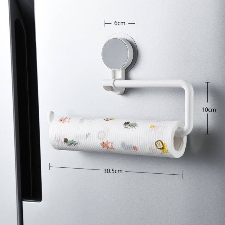 Wall-mounted Paper Rack Hanging Shelf Cling