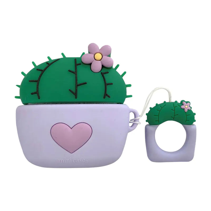 Cactus Silicone Case for AirPods Pro Bluetooth Headphones