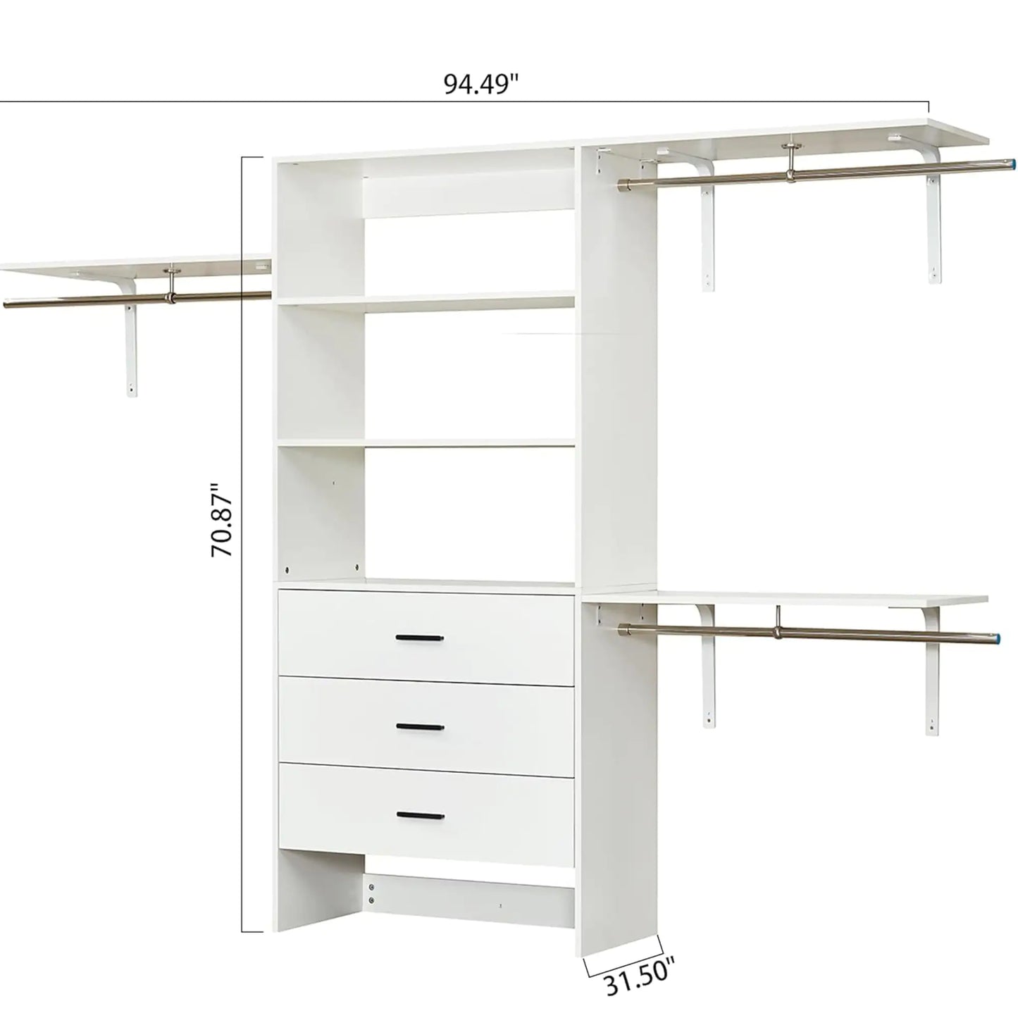 Multi Storage Closet Organizer