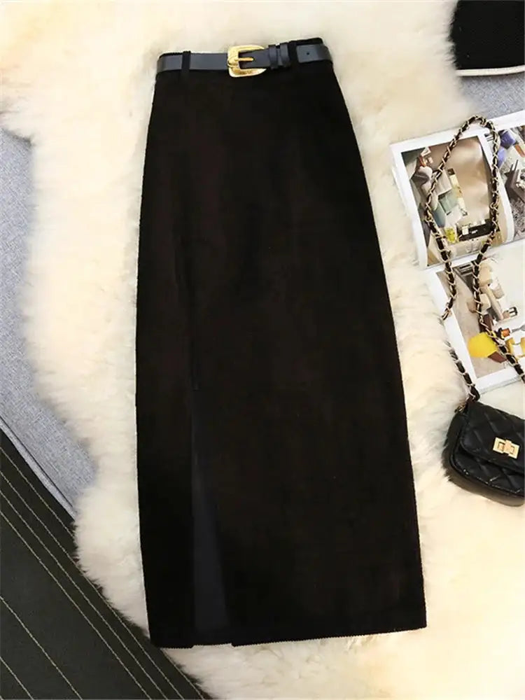 Corduroy Skirt