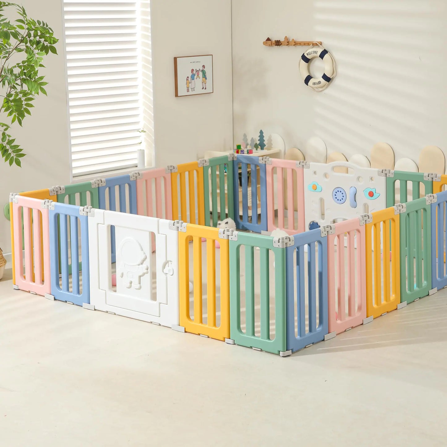 IFLETH Baby Play Pen