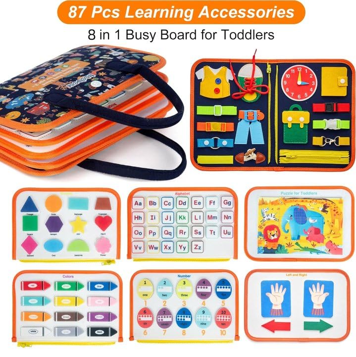 Freebear Busy Board Montessori Learning Toys