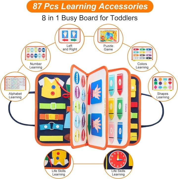 Freebear Busy Board Montessori Learning Toys