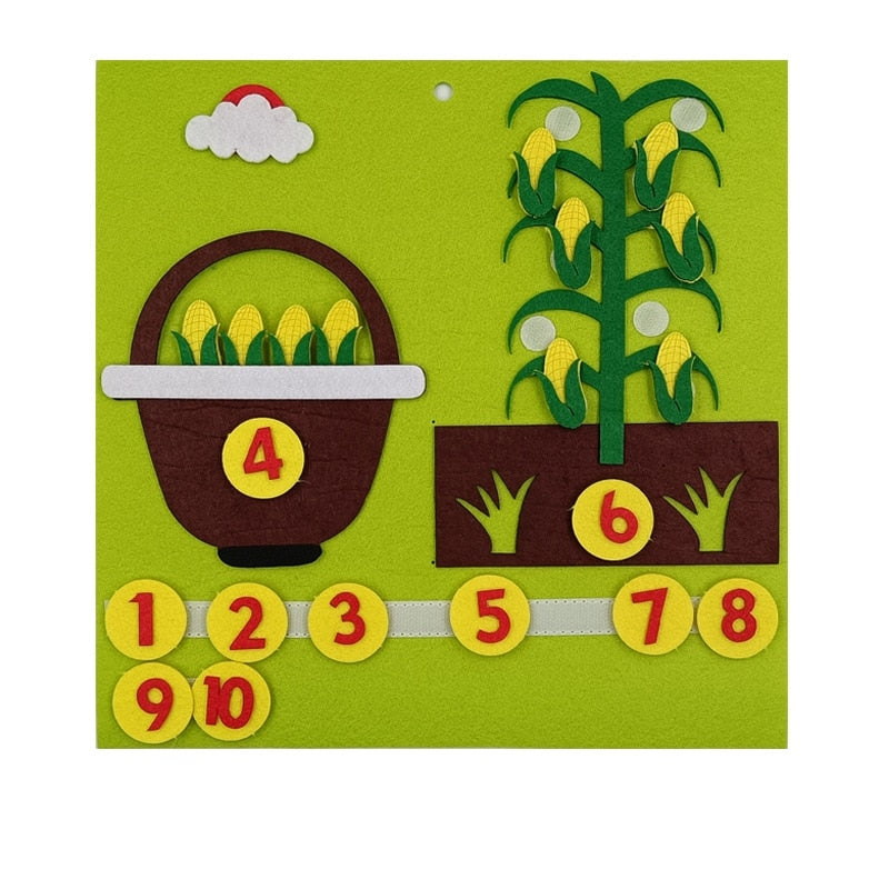 Felt Fingers Learning Tool