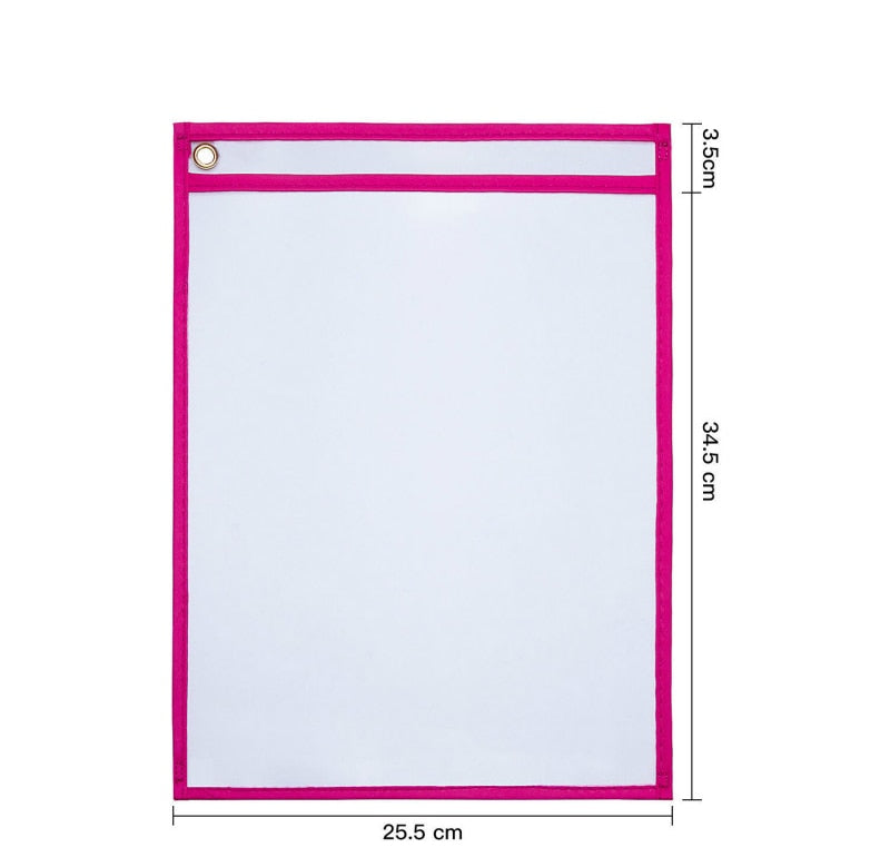 4Pcs/Set Transparent Dry-erase Sleeve