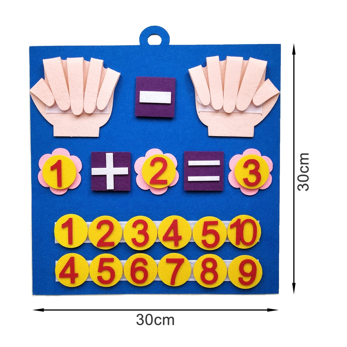 Felt Fingers Learning Tool