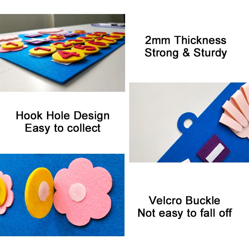Felt Fingers Learning Tool