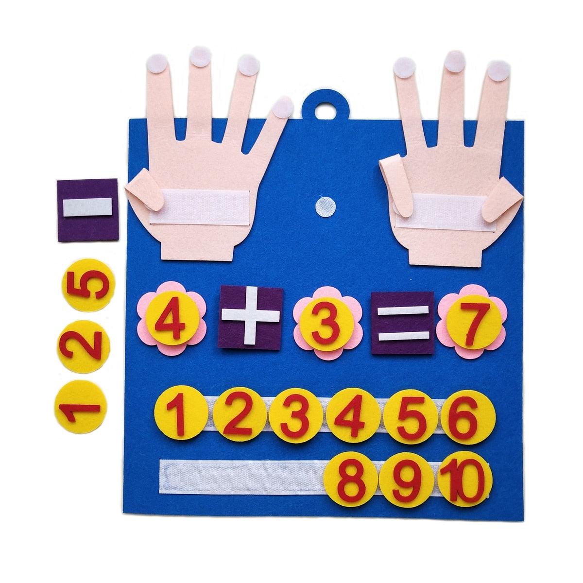 Felt Fingers Learning Tool