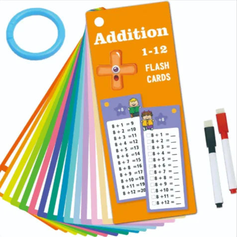 Erasable Math Practice Cards – 15-Set