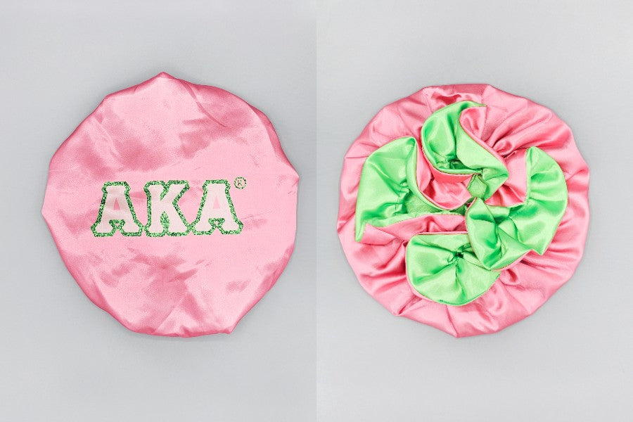 D9 Sorority Satin Bonnet for protective styles and natural hair care