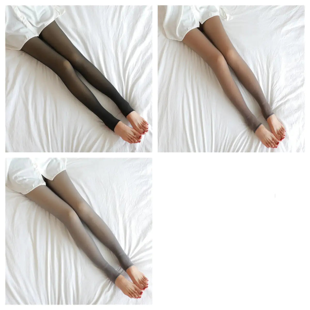 Nude Translucent Plus Size Leggings Fleece Lined Tights Fall And Winter Warm Fleece Pantyhose Women Fleece Lined Pantyhose Thermal Winter Tights