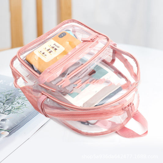 Simple Clear Student Backpack