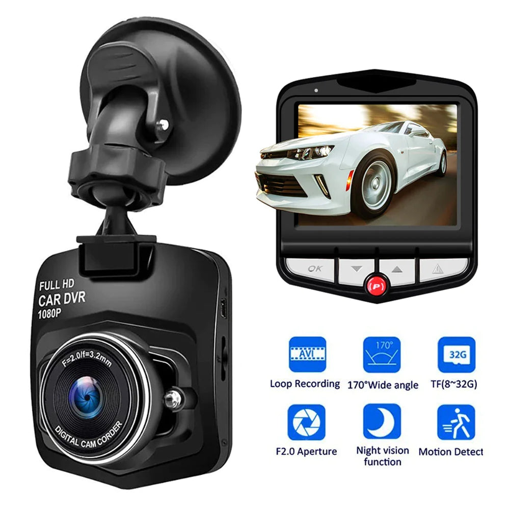 2.4'' HD 1080P Car Dash Cam with Night Vision