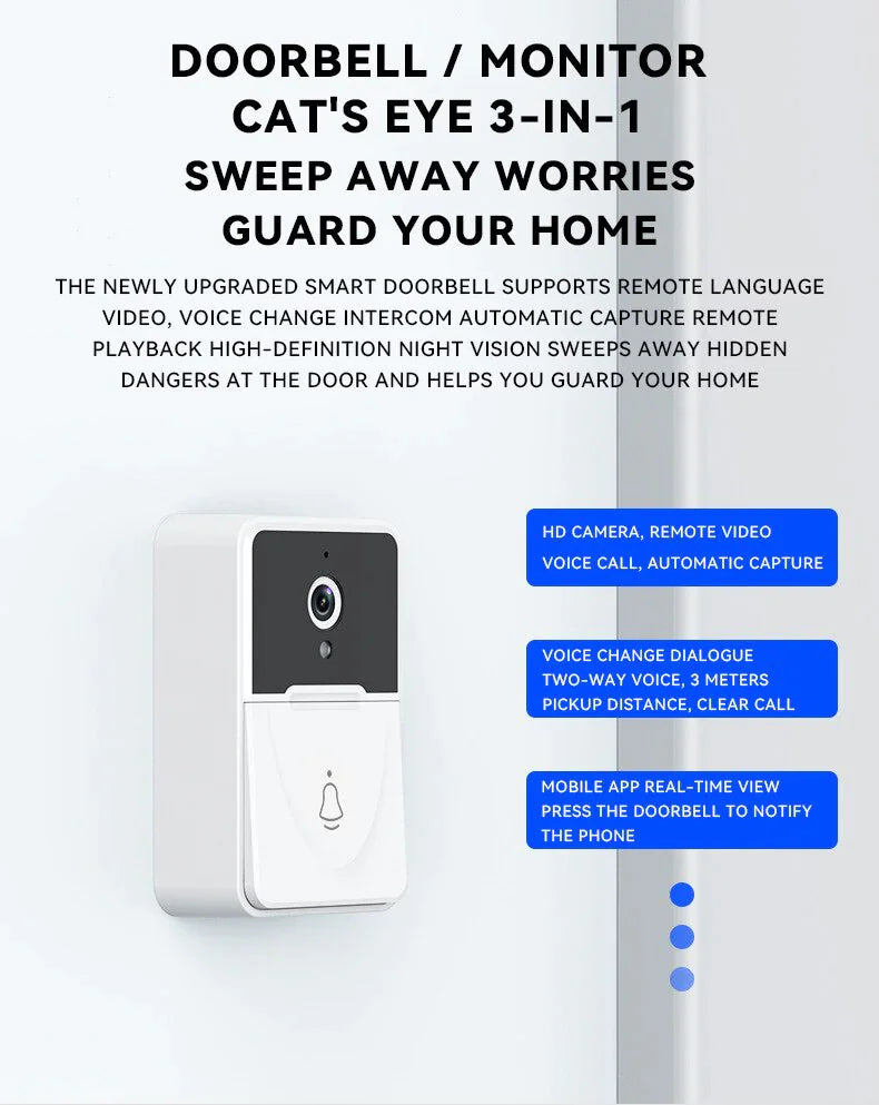 HD Smart Wireless Video Doorbell