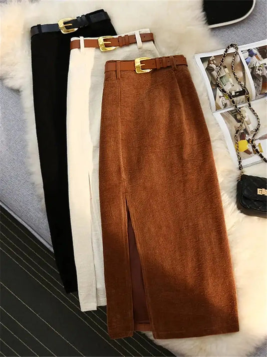 Corduroy Skirt