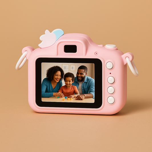 Kids Camera Toys for 3-12 Year Old Girls BoysChildren Digital Video Camcorder Camera Upgrade Kids Selfie Camera HD Kids Digital Video Cameras for Toddler with Cartoon Soft Silicone Cover