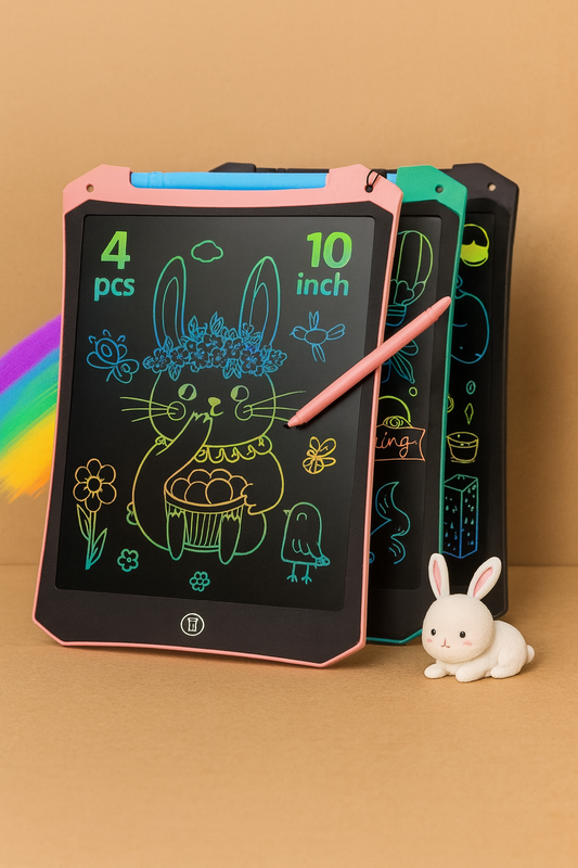 EooCoo Creative Kids LCD Doodle Tablet 10 Inch 4-Pack