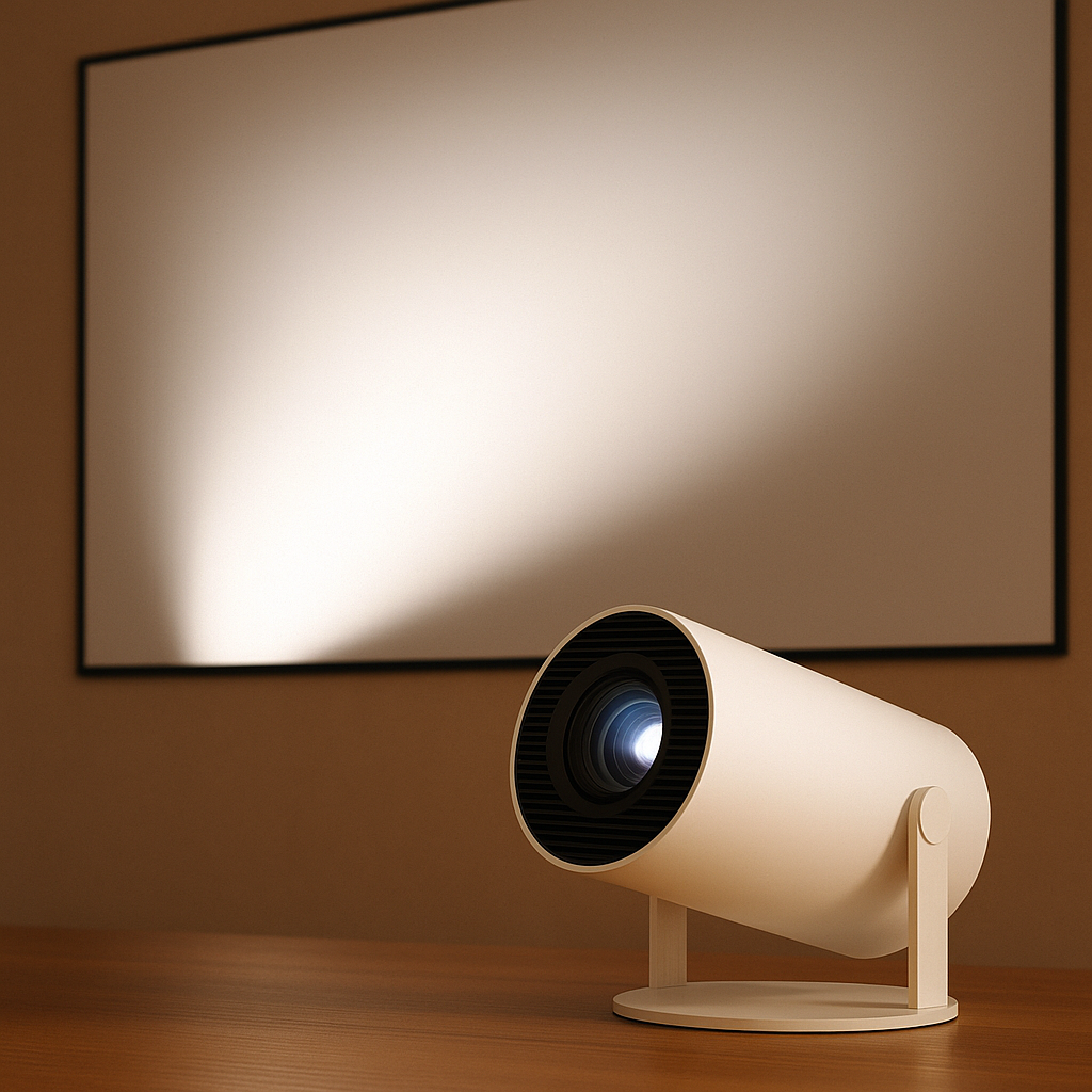 Smart Mini Projector 4K with WiFi 6