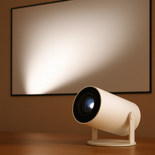 Smart Mini Projector 4K with WiFi 6