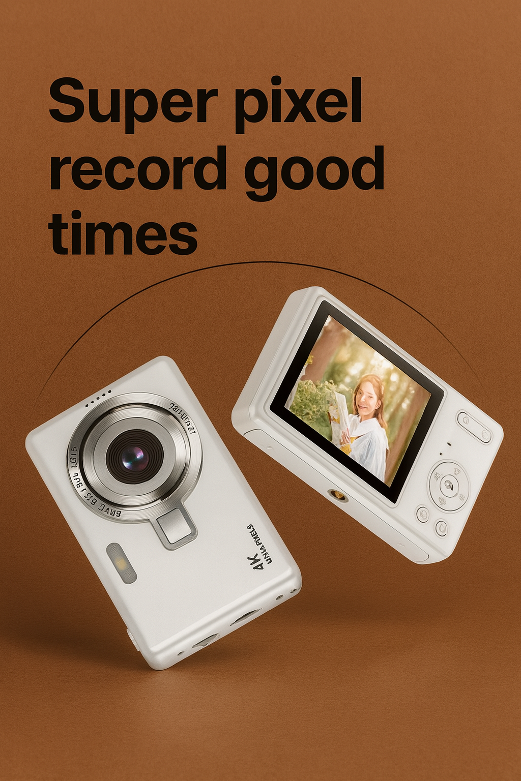 4K Compact Vlogging Camera 48MP Digital Zoom