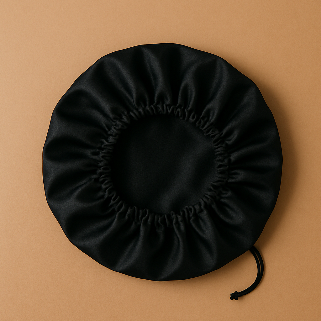 Satin Silk Bonnet for Natural Hair with Drawstring