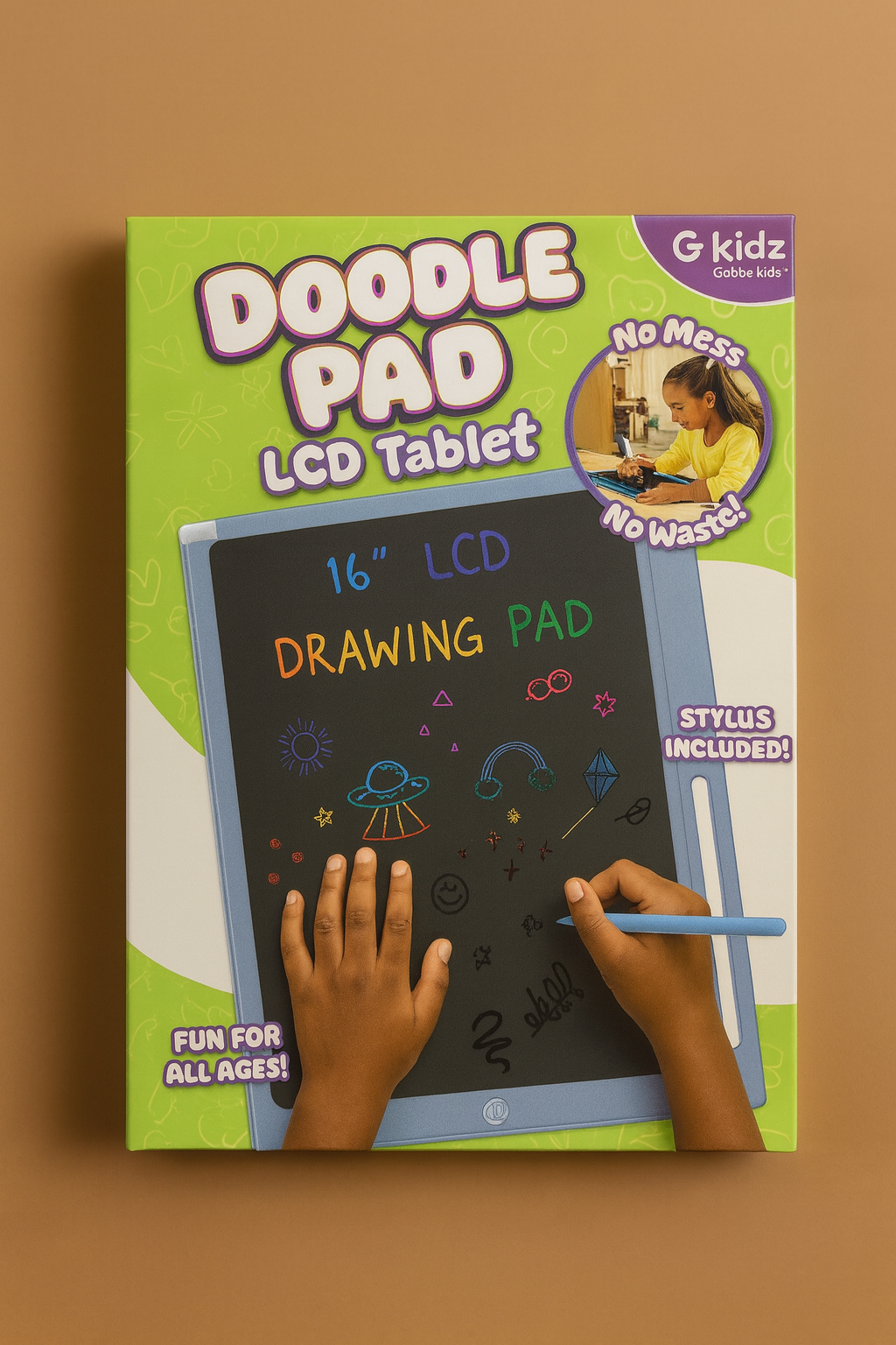 Doodle Pad™ 16” LCD Drawing Tablet – With Stylus