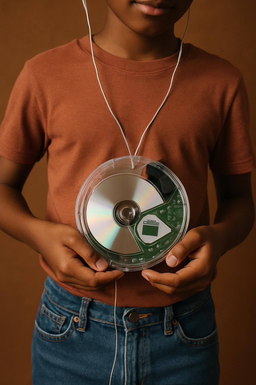 Vintage Transparent CD Player