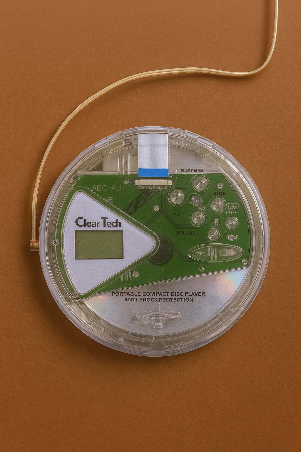 Vintage Transparent CD Player