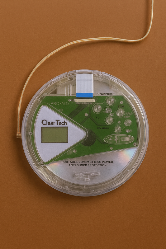 Vintage Transparent CD Player