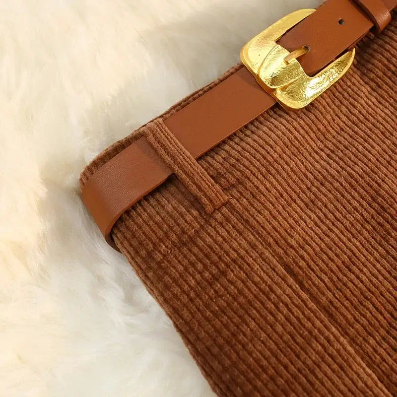 Corduroy Skirt