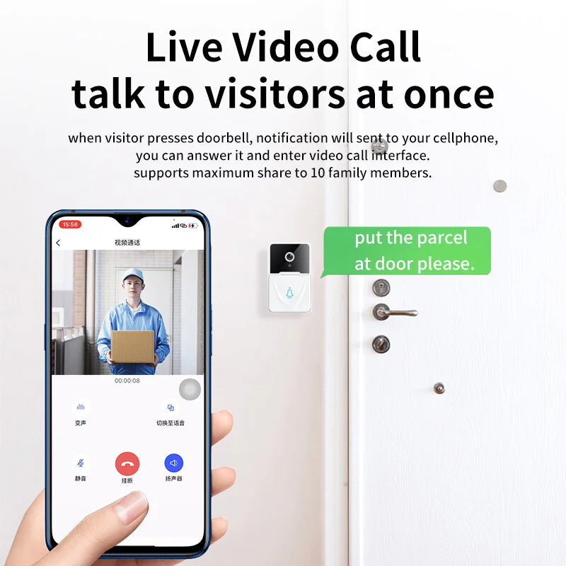 HD Smart Wireless Video Doorbell