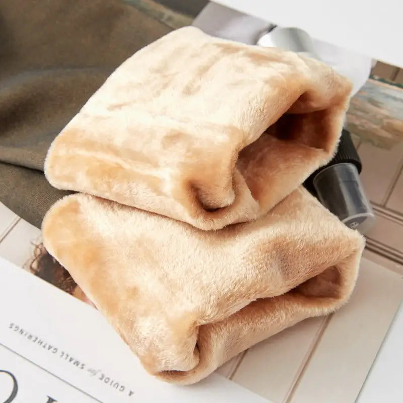 Nude Translucent Plus Size Leggings Fleece Lined Tights Fall And Winter Warm Fleece Pantyhose Women Fleece Lined Pantyhose Thermal Winter Tights