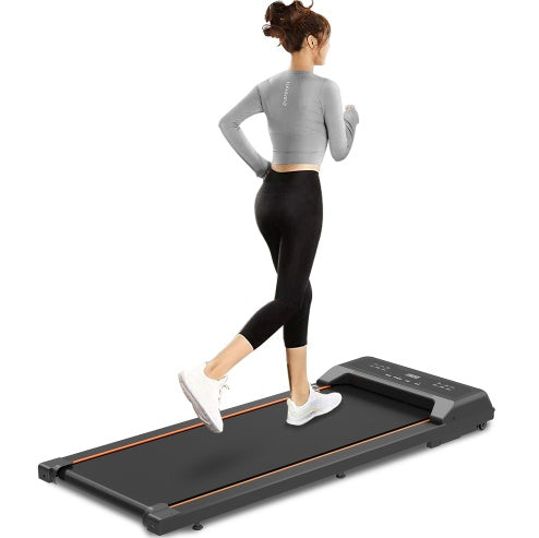Under Desk Jogger with LED & Remote, 2.5HP Compact Treadmill