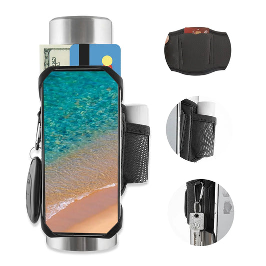 Mobile Phone Holder for Water Bottles