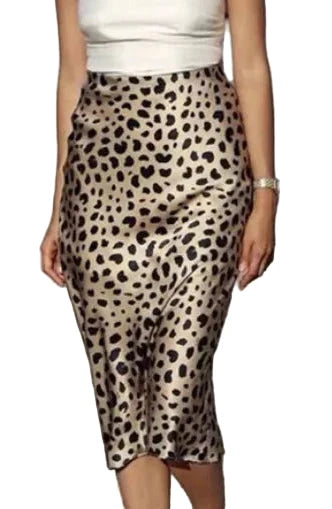 Leopard Print Skirt, Mermaid Skirt, A-Line Skirt