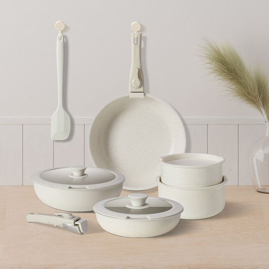 Detachable 5-PC Ceramic Kitchen Cookware Set