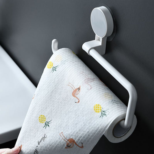 Wall-mounted Paper Rack Hanging Shelf Cling