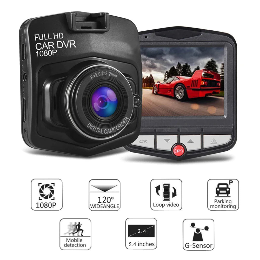 2.4'' HD 1080P Car Dash Cam with Night Vision