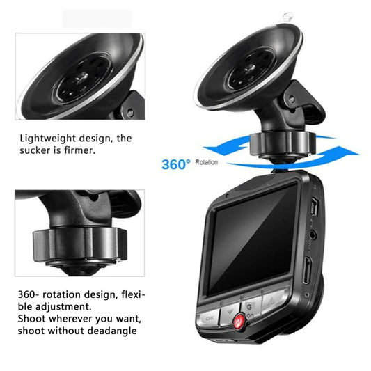 2.4'' HD 1080P Car Dash Cam with Night Vision