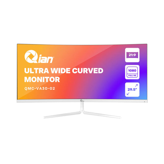 30 inch Curved Monitor - Ultra Wide WFHD 1080P 200Hz Curved Office Monitor Anti-Glare Screen