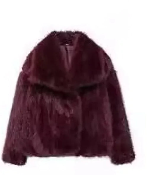 Plush Winter Fashion Coat